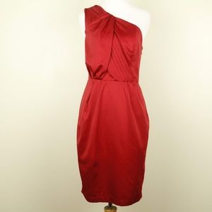 The limited | Event red one shoulder dress